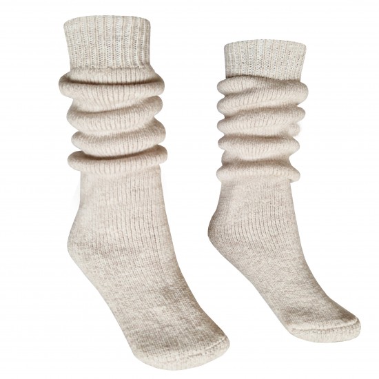 95% Merino Wool Heel-less Socks Sand