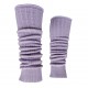 Warm, thick 95% cotton legs warmers Purple