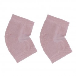 Organic cotton crawling  kneepads for kids Dusty rose