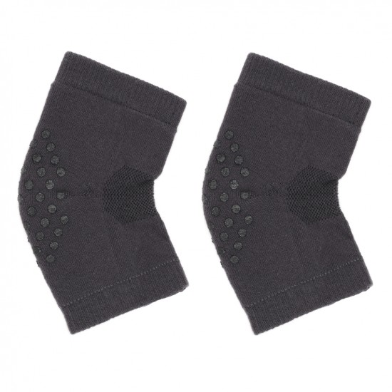 Organic cotton crawling  kneepads for kids Dark grey