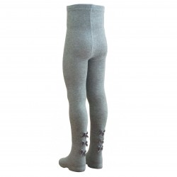 Fancy grey tights for kids Ribbons