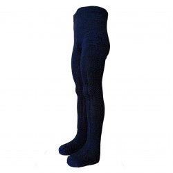 Sparkling Romantic patterned tights for kids Blue