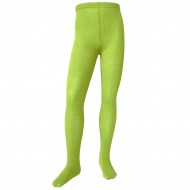 Green plain tights for kids Spring