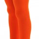 Orange plain tights for kids
