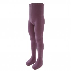  Purple plain tights for kids Dusty lilac