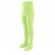 Green plain tights for kids Pastel