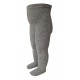 Crawling plain tights for babies Light grey