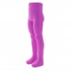 Organic cotton plain tights for kids Orchid