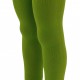 Organic cotton plain tights for kids Moss