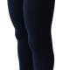 Organic cotton plain tights for kids Dark blue