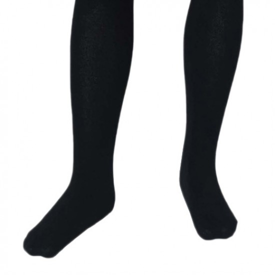 Black plain tights for kids