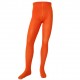 Orange plain tights for kids