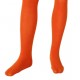 Orange plain tights for kids