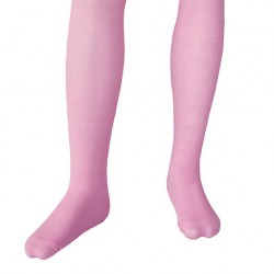 Pink plain tights for kids Pastel