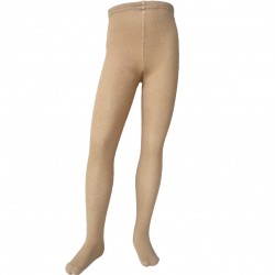 Brown plain tights for kids Vanilla cream