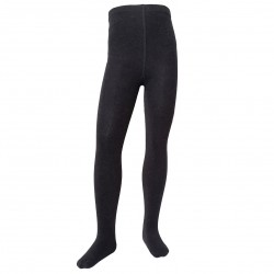 Dark grey melange plain tights for kids Londra