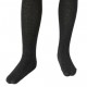 Dark grey melange plain tights for kids