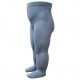 Organic cotton crawling  tights for babies Dusty blue