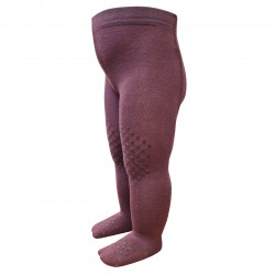 Organic cotton crawling  tights for babies Burgundy