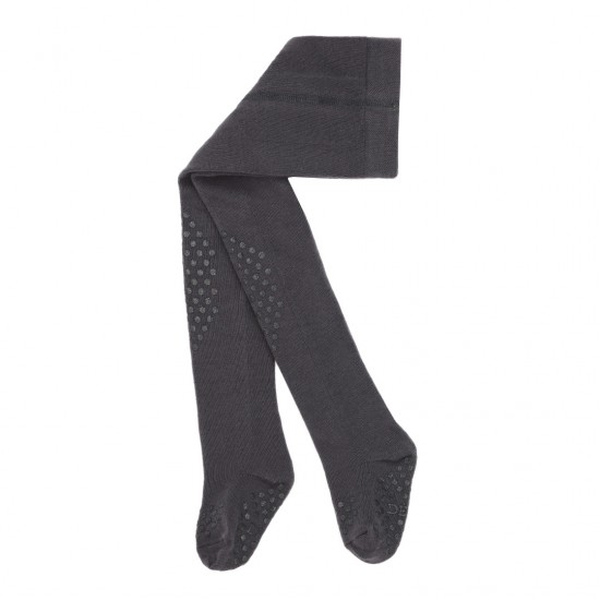 Organic cotton crawling  tights for babies Dark grey