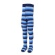 Non-slip warm plush tights for kids dark blue Elephant