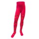 Warm plush tights for kids Pink squirrel