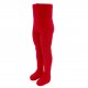 Warm plush tights for kids Dark red