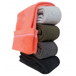 Warm plush tights for kids Coral