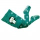 Non-slip warm plush tights for kids dark green Penguin