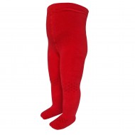 Crawling plush tights for babies Red