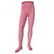 Striped tights for kids Pink light pink