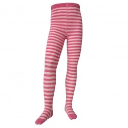 Striped tights for kids Pink light pink