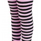 Striped tights for kids Dark blue light pink