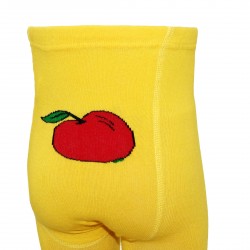 Yellow tights for kids Hedgehog