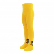 Yellow tights for kids Hedgehog