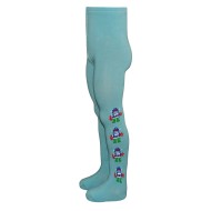 Sky blue tights for kids Robot