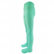 Mint color tights for kids Cable