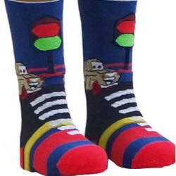 Blue tights for kids Traffic light