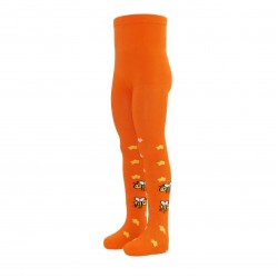 Orange tights for kids Bees