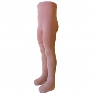 Romantic patterned tights for kids Dusty rose