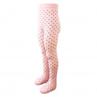 Light pink tights for kids Small dots