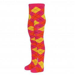 Pink tights for kids Diamonds
