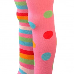 Pink tights for kids Different legs