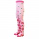 Pink tights for kids Flowers and dots