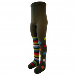 Brown tights for kids Different legs