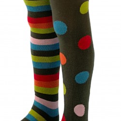 Brown tights for kids Different legs