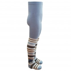 Light blue tights for kids Small car