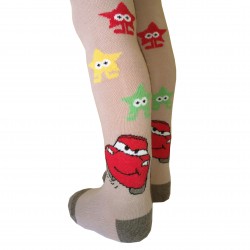 Light brown tights for kids  Race car