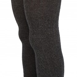 Dark grey tights for kids Cable