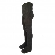Dark grey tights for kids Cable